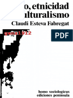 ESTEVA FABREGAT, C. - Estado, Etnicidad y Biculturalismo (OCR) (Por Ganz1912)