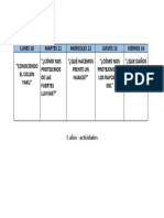 Actividades 5años