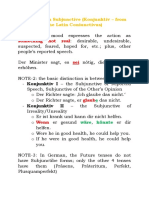 The German Passive - Exercises - Subjunctive - 10.07.23