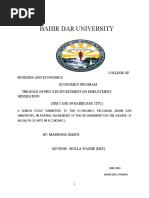 Bahir Dar University: By: Masresha Assefa