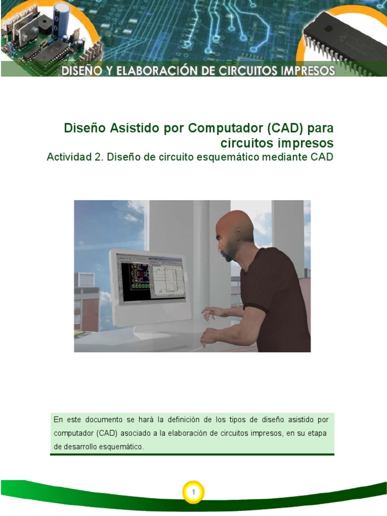 A1 - Diseño Asistido Por Computador | PDF | Placa de circuito impreso ...