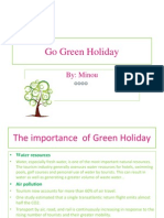 Go Green Holiday Aldults