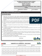 Ibfc 31 Ana e Pesq de Saude e Tec Nivel I Grau A Quimica