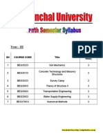 PU 5th SEM SYLLABUS