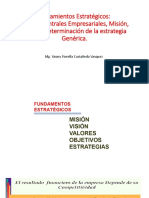 Lineamientos Estrategicos, Mision y Vision