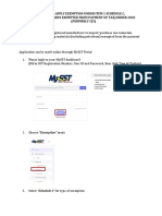 How To Apply Exemption Under Item 1 Schedule C, Sales Tax (Person Exempted From Payment of Tax) Order 2018 (Formerly Cj5)