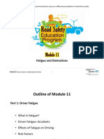 Module 11 Fatigue Distractions en