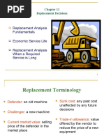 Chapter 11 Replacement Analysis