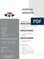 Resume - Joshua Ignacio