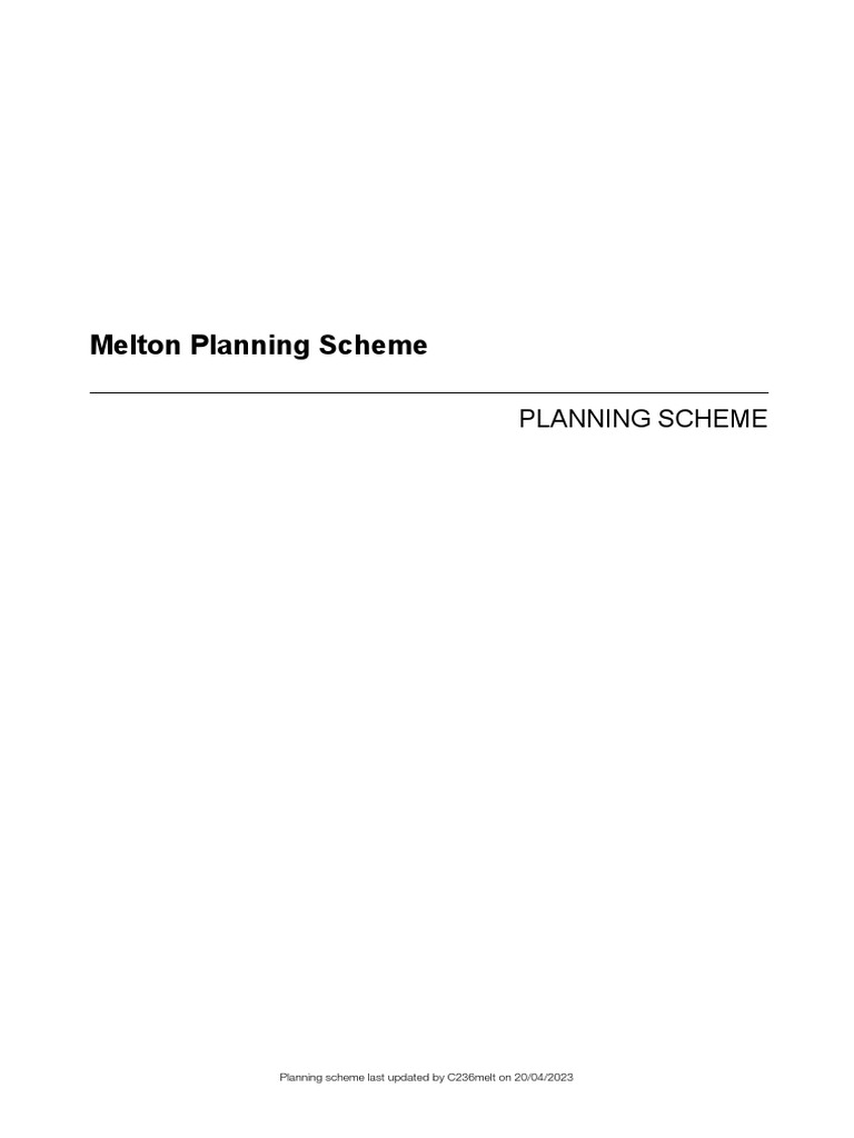 Melton Planning Scheme PDF Infrastructure Biodiversity
