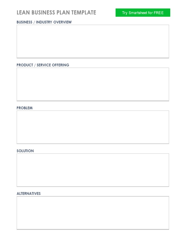IC Lean Business Plan 10920 - PDF | PDF