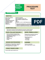 Modul Ajar Bahasa Inggris: Procedure Text