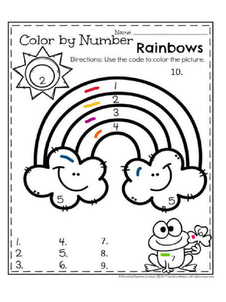 Colors Worksheet | PDF