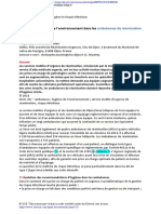 Protocole D'hygiène Ambulances de Réanimation: de L'environnement Dans Les