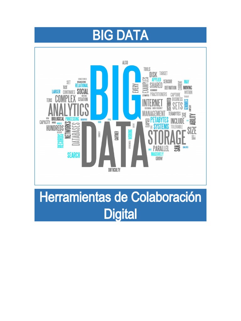 Definición y Herramientas de Big Data | PDF | Big Data | Procesamiento ...