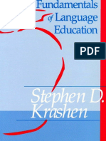 Fundamentals of Language Education