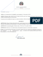 Decreto Núm. 255-2023 Designación Presidente Consejo Cued - Manuel Emilio Bonilla Dominici - 14.06.2023