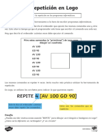 Es t2 I 106 La Repeticion en Logo Ficha de Actividad