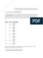 Easy Present Perfect Tense