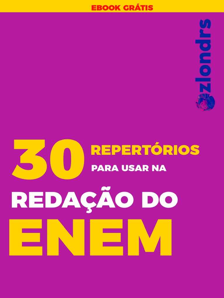 30 Repertórios para A Redação Do ENEM Zlondrs | PDF | Mitologia grega ...