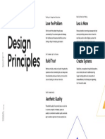 Design Principles: Love The Problem Less Is More