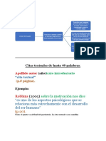 Lengua y Literatura Citas Textuales de Hasta 40 Palabras