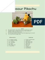 Dinosaur Pikachu