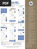 Rockdale ISD Teacher Calendar 2023-2024 School Year 