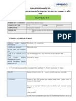 Evaluación Diagnóstica. Actividad 4