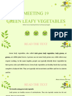 Adv3 - Meeting 19 - Green Leafy Vegetables