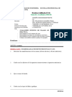 Semestre Académico 2018-II: Práctica Calificada #01