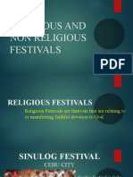Religious and Non Religious Festivals