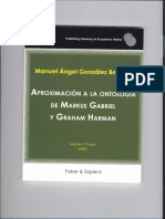 Manuel Angel Gonzalez Berruga - Aproximación a La Ontología de Markus Gabriel y Graham Harman-Apeiron Ediciones (2022)