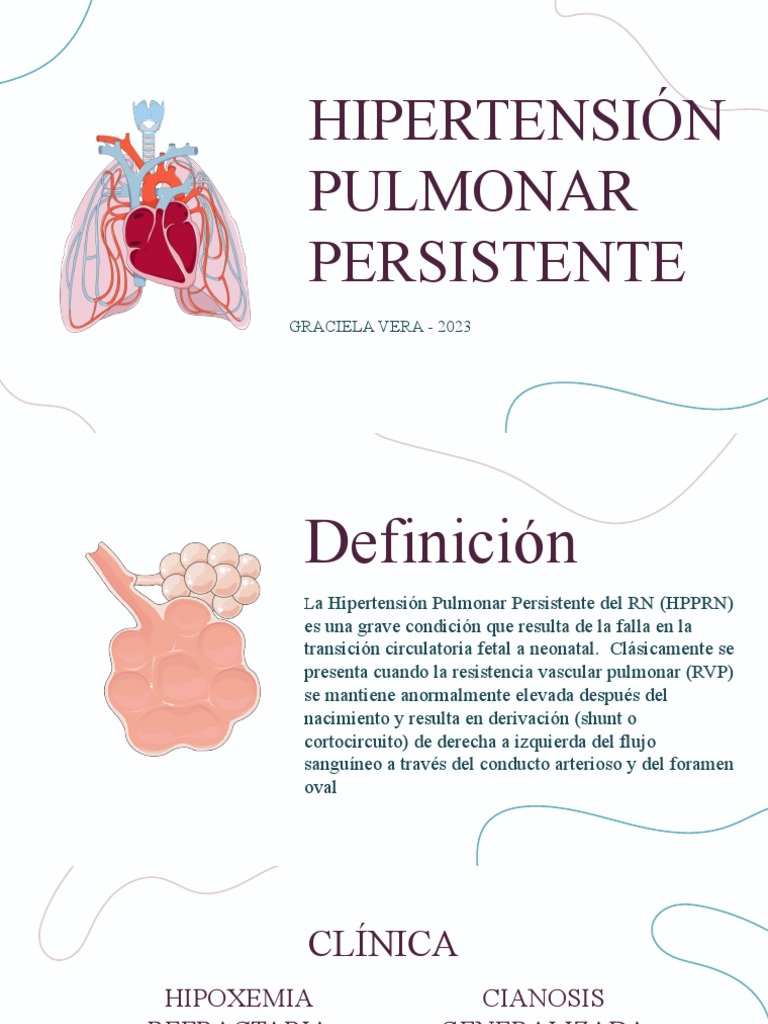 Hipertensi n Pulmonar Persistente RN PDF Hipertensi n Medicina