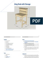 Diy Writing Desk With Storage Plan v1