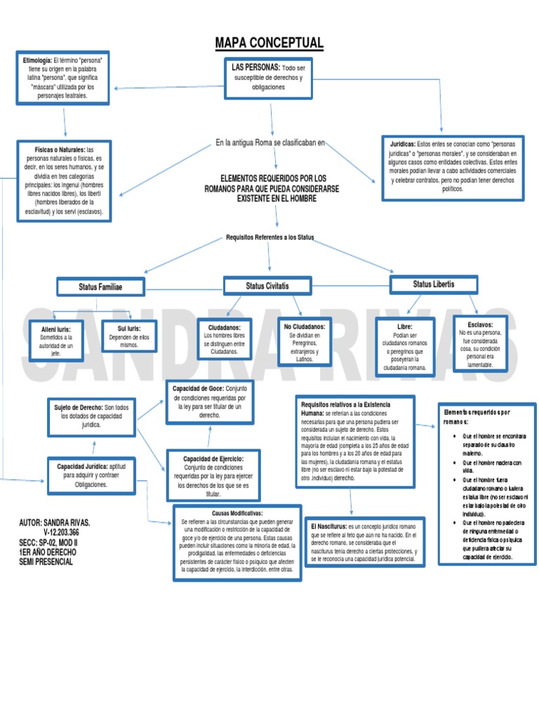 Mapa Conceptual de la Persona Humana | PDF | Competencia (ley) | Justicia