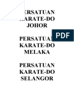 Persatuan Karate Do States