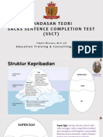 Landasan Teori Pedoman Interpretasi SSCT