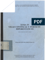 Vigas Contínuas y Pórticos Hiperestáticos