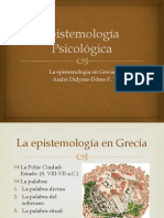 La Epistemología en Grecia
