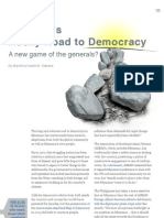 Myanmar's Rocky Road to Democracy: A New Game of the Generals? by Marishka Cabrera