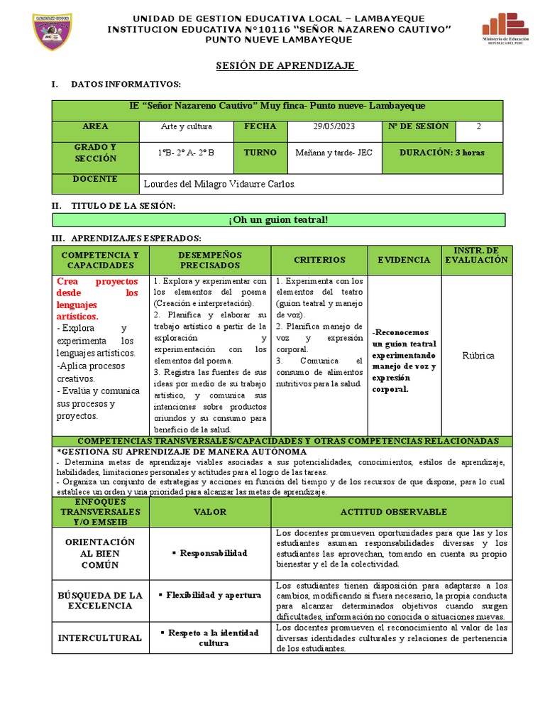 Eda 3 - Act 2 -Ciclo Vi | PDF | Enseñando | Aprendizaje