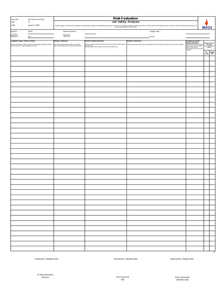 JSA Contoh | PDF