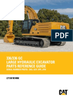 336/336 GC Large Hydraulic Excavator Parts Reference Guide: Serial Number Prefix: DKS, Gdy, Sp9, JFW