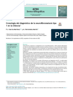 Actas Dermosifiliogr 2023 - Cronología Del Diagnóstico de Neurofibromatosis Tipo 1 en La Infancia