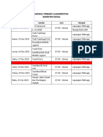 Jadwal Terbaru Classmeeting