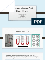 Macam-Macam Alat Ukur Fluida