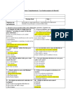 Evaluación Los Sueños Magicos de Bartolo Corrección Oficial