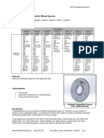 Wheel Spacer Instructions