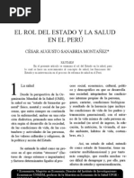 Rol de Stado Salud